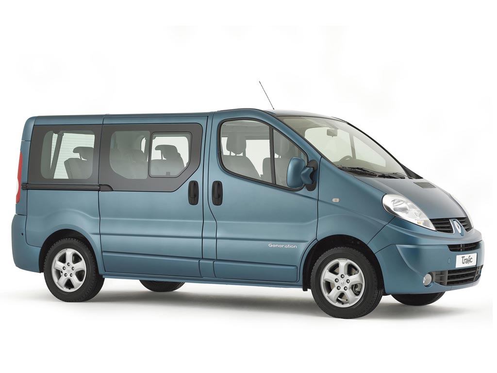 Renault Traffic Automat:
Als Lieferwagen oder
9 plätzer